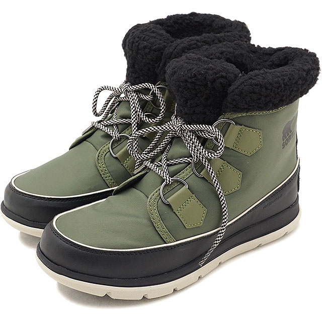 SOREL ソレル レディース ソレルエクスプローラーカーニバル W SOREL EXPLORER CARNIVAL ウィンター スノーブーツ アウトドアブーツ HIKER GREEN 靴 [NL3040-371 FW18]