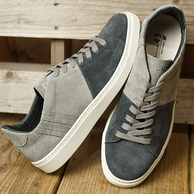 【返品送料無料】パトリック PATRICK ポモナ・ベロア POMONA-VR メンズ レディース スニーカー 靴 グレー GRY [718524 FW18]