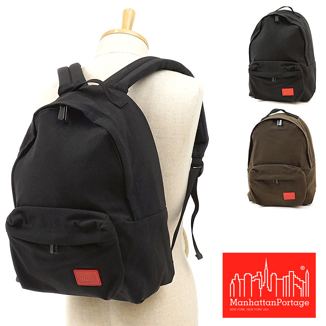 【10％OFFクーポンあり】マンハッタンポーテージ Manhattan Portage リュック ワックスド ナイロン ビッグアップル バックパック JR Waxed Nylon Big Apple Backpack JR メンズ レディース デイパック 通学 通勤 MP1210JRWXN FW19