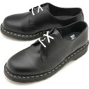 【4/26は楽天カード＆エントリーで最大14倍】ドクターマーチン Dr.Martens 3ホールシューズ ホワイトステッチ ブラックスムース 1461Z WHITE STITCH BLACK SMOOTH メンズ・レディース ブラック系 [24757001]