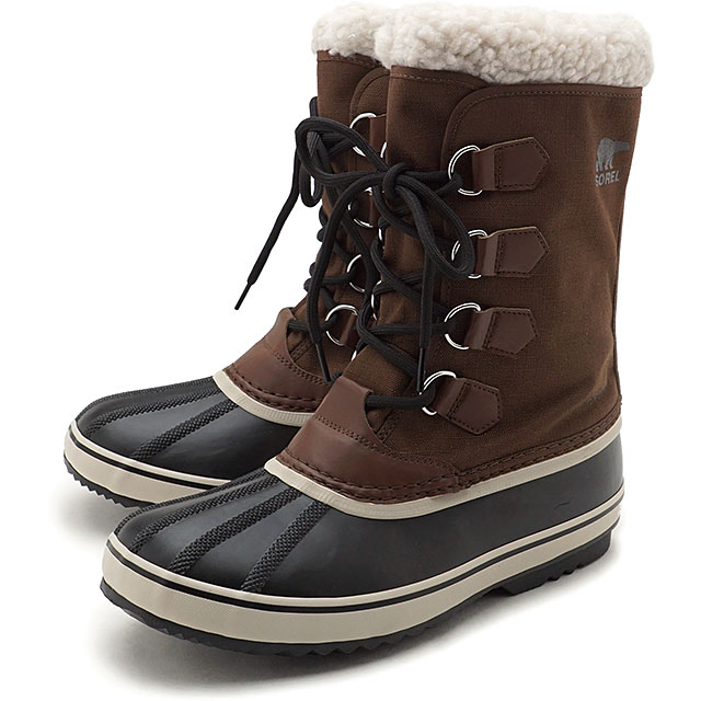 【30％OFF／ラスト1足】ソレル SOREL メンズ 1964 パックナイロン 1964 PAC NYLON メンズ レディース スノーブーツ ウィンター アウトドア 防寒靴 TOBACCO/BLACKブラウン系 NM3487-256 FW19 【ts】【e】