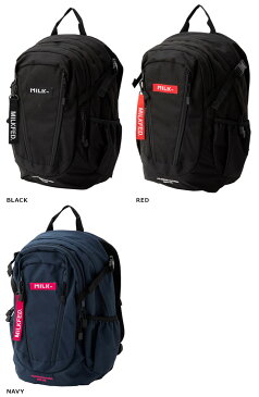 【楽天カードで17倍】ミルクフェド MILKFED. リュック バー アンド アンダーロゴ マルチポケット バックパック BAR & UNDER LOGO MULTI POCKET BACKPACK メンズ・レディース デイパック [3194076 FW19]