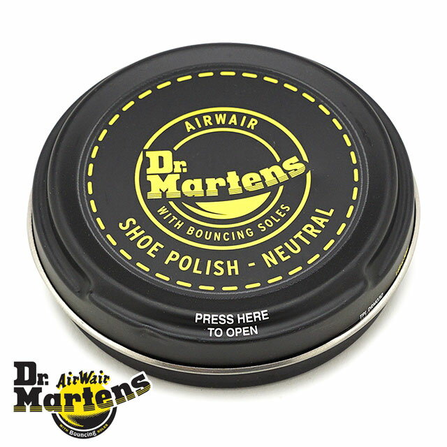 【シューズケア用品】ドクターマーチン Dr.Martens 50ml ナチュラル シューポリッシュ NEUTRAL SHOE POLISH [AC795000] 無色固形ワックス【メール便可】