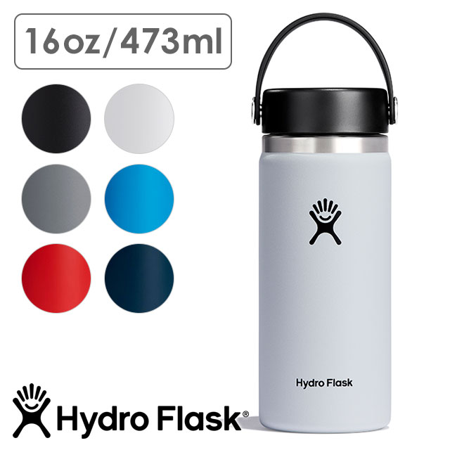 ハイドロフラスク マグボトル ハイドロフラスク Hydro Flask ハイドレーション ワイドマウス 473ml HYDRATION Wide Mouth 16oz [5089022 FW20] ステンレスボトル 水筒 直飲み 保温 保冷 アウトドア オフィス ジム ハワイ