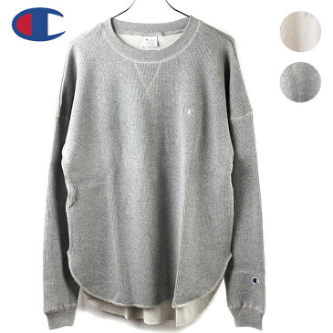 【楽天カードで12倍】チャンピオン Champion メンズ ラウンドヘム シャツ ROUND HEM SHIRT [C3-S023 FW20] トップス キャンパス 長袖