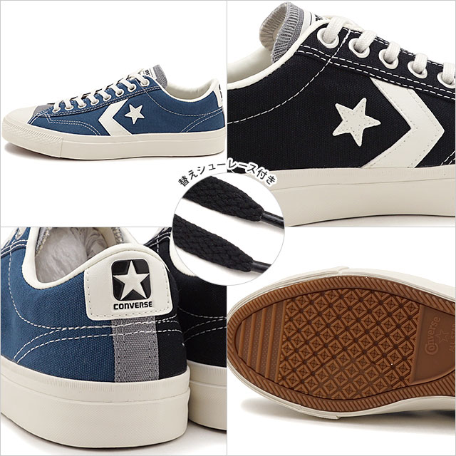 【8/5限定！楽天カードで最大15倍】コンバース CONVERSE スニーカー ブレイクスター SK CV OX BREAKSTAR SK CV OX [34200691 FW21] メンズ・レディース スケートボーディング キャンバス NAVY/GRAY/BLACK ネイビー系