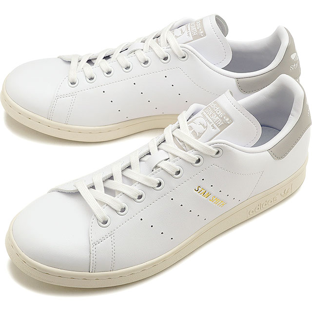 アディダスオリジナルス adidas Originals スタンスミス レディース メンズ グレー 灰  STAN SMITH スニーカー リサイクル素材 流通限定モデル ホワイト