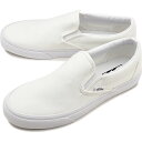 ヴァンズ VANS スニーカー クラシック スリップオン CLASSIC SLIP-ON [VN000EYEW00 FW21] メンズ・レディース バンズ 定番 スリッポン TRUE WHITE ホワイト系