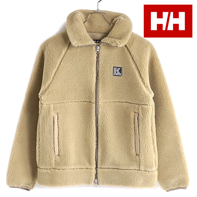 【25％OFF／ラスト1着】ヘリーハンセン HELLY HANSEN ファイバーパイルジャケット FIBERPILE Jacket [HE51977-WR FW21] メンズ・レディース アウター フリース ボアジャケット ウェットロープ ベージュ系【ts】【e】