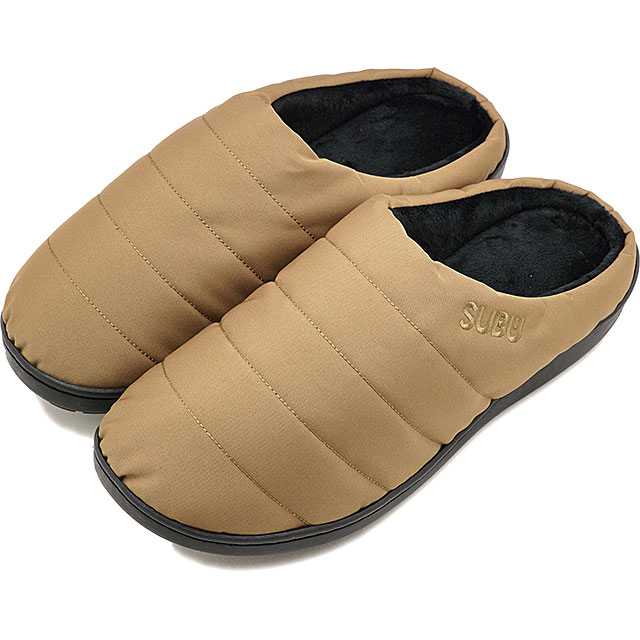 【ポイント10倍】スブ SUBU キャンプ用サンダル 難燃 SUBU NANNEN [ FW21] メンズ・レディース 中綿スリッパ アウトドア COYOTE ブラウン系 正規取扱店