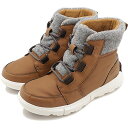 【4/30は楽天カードで5倍】ソレル SOREL レディース ソレルエクスプローラー2 カーニバルフェルト ウォータープルーフ SOREL EXPLORER II CARNIVAL FELT WP [NL4454-242 FW21] スノーブーツ ウィンターブーツ 防水 V.TAN/B.BROWN ブラウン系