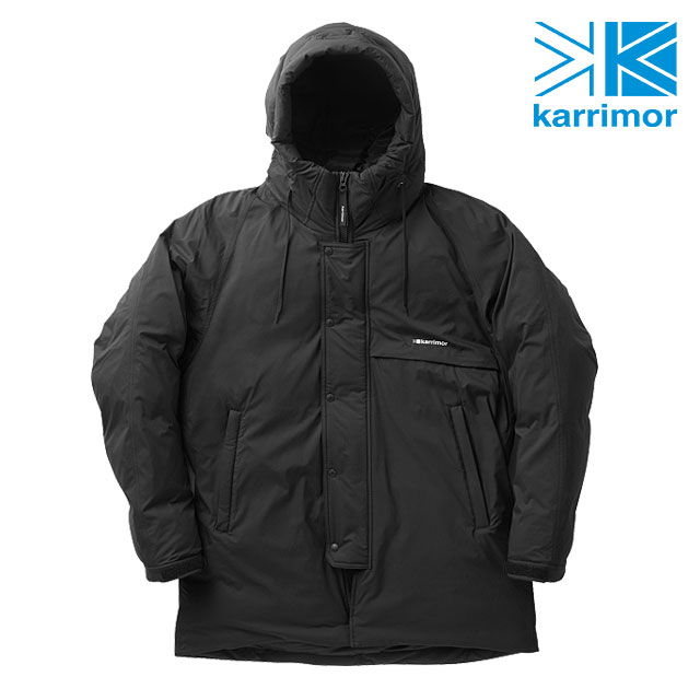 【おまけクーポン配布中】【楽天スーパーSALE限定37％OFF】カリマー karrimor メンズ マキシマ ダウンコート maxima down coat [101321 FW21] ナイロン アウター ダウンジャケット フーデッド Black ブラック系【sp】【e】