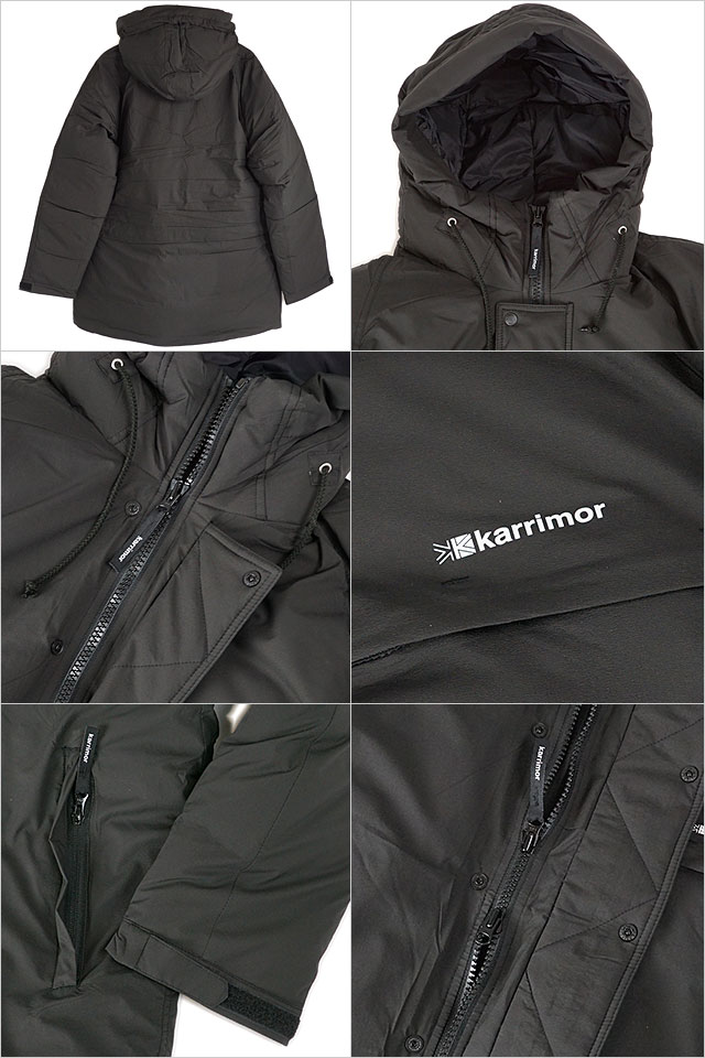 【おまけクーポン配布中】【楽天スーパーSALE限定37％OFF】カリマー karrimor メンズ マキシマ ダウンコート maxima down coat [101321 FW21] ナイロン アウター ダウンジャケット フーデッド Black ブラック系【sp】【e】