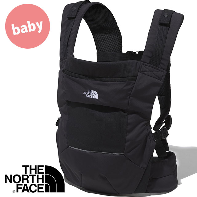 ザ・ノース・フェイス THE NORTH FACE 抱っこ紐 ベビーコンパクトキャリアー Baby Compact Carrier [NMB82150-K FW21] TNF 軽量 収納式日よけカバー ブラック 黒のサムネイル