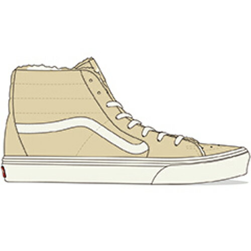 【先行予約】バンズ VANS レディース スニーカー スケートハイ [VN0A7Q5NBVV FW22] COZY HUG SK8-HI ヴァンズ スケートボーディングシューズ スケハイ BISCOTTI