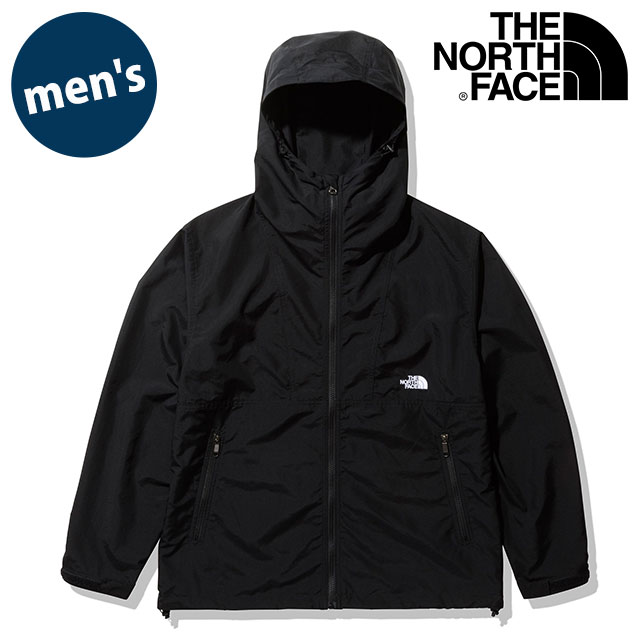 【5/30は楽天カード＆エントリーで5倍】ザ・ノース・フェイス THE NORTH FACE メンズ コンパクトジャケット [NP72230-K SS23] Compact Jacket TNF アウトドア ライトアウター ナイロンジャケット マウンテンパーカー ブラック【e】 2