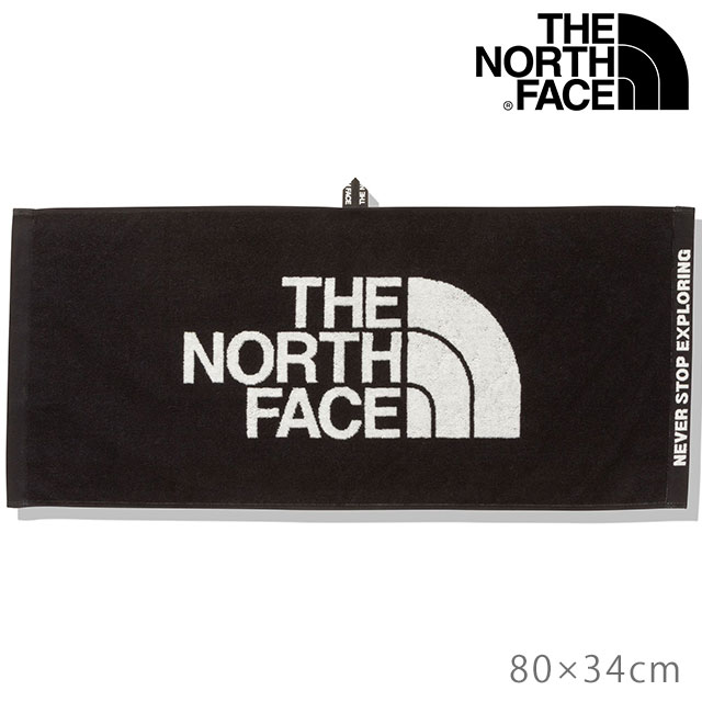 ザ・ノース・フェイス フェイスタオル 【5/12は楽天カード＆エントリーで最大14倍】ザ・ノース・フェイス THE NORTH FACE コットンコンフォートタオルM [NN22101-K FW22] Comfort Cotton Towel M TNF アウトドア フェイスタオル スポーツタオル ブラック【e】