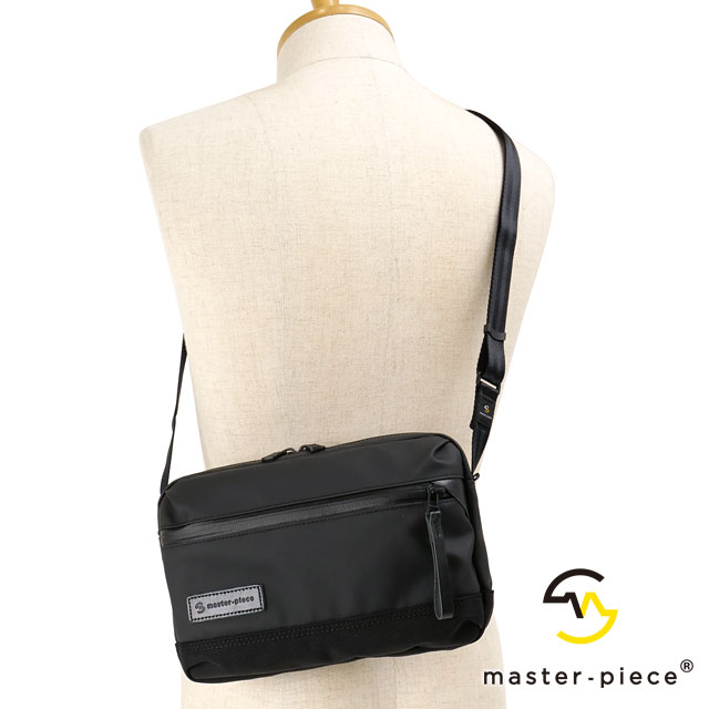 【ポイント10倍】マスターピース master-piece メンズ スリック ショルダーバッグ [02486] slick-v2 日本製 ショルダーポーチ ブラック 正規取扱店