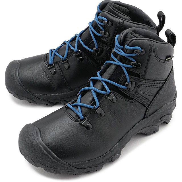  返品送料無料 キーン KEEN メンズ トレッキングブーツ ピレニーズ  M PYRENEES 防水 キャンプ アウトドアシューズ Black/Legion Blue