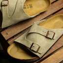 【5/10は楽天カード＆エントリーで最大23倍】ビルケンシュトック BIRKENSTOCK チューリッヒ ベロア [50461/50463 FW22] Zurich VL メンズ・レディース サンダル 定番 Taupe 2