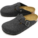 ビルケンシュトック BIRKENSTOCK ボストン ウール 160371/160373 FW22 Boston Wool メンズ レディース クロッグ サンダル Anthrazit