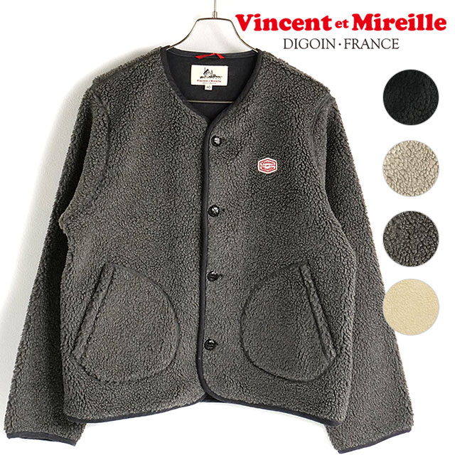 30OFFSALEۥ󥽥  ߥ쥤 VINCENT ET MIREILLE ܥǥ [VM232KB25110] BOA CARDIGAN 󥺡ǥ  ե꡼eۡts