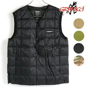 グラミチ GRAMICCI メンズ タイオン×グラミチ インナーダウンベスト [G2FU-J083-TG FW22] TAION INNER DOWN VEST アウター ライトダウン キルティング