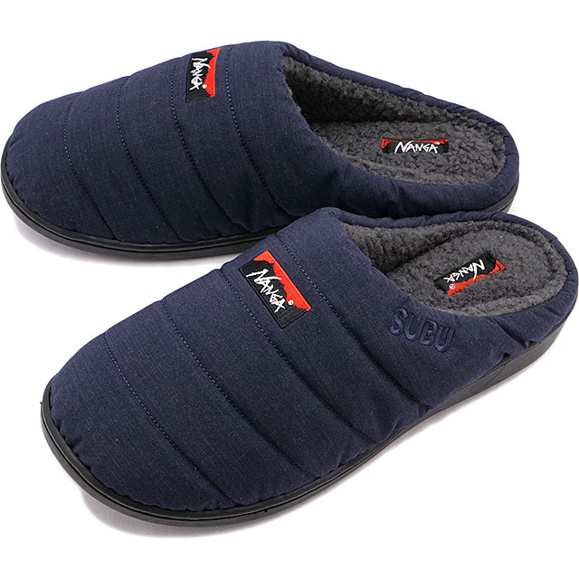 ナンガ × スブ NANGA × SUBU タキビウィンターサンダル  TAKIBI WINTER SANDAL S メンズ・レディース キャンプ アウトドア 冬用 サボ クロッグ 難燃素材 NVY 紺 ネイビー系