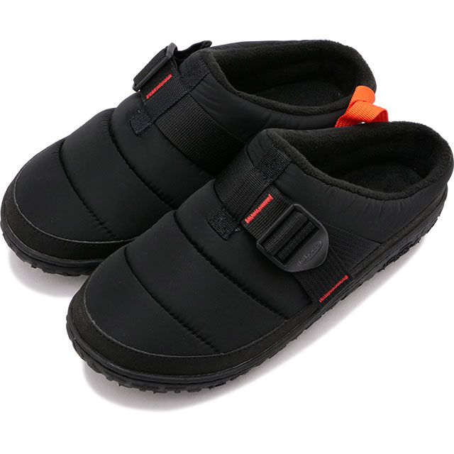 チャコ Chaco レディース スニーカー ランブル パフ クロッグ  W RAMBLE PUFF CLOG 撥水リップストップナイロン クロッグサンダル BLACK 黒 ブラック系