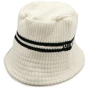 ニューエラ NEWERA バケットハット ニューヨーク・ヤンキース [13750564 FW23] MLB Knit Bucket メンズ・レディース 帽子 ニットハット アイボリー