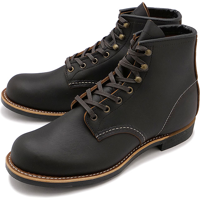 返品送料無料 レッドウィング REDWING ブラックスミス メンズ ワークブーツ [＃3345] BLACK SMITH RED WING Dワイズ ブラックプレーリー 黒 ブラック系 1