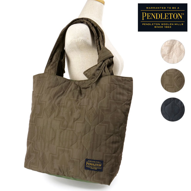 ペンドルトン PENDLETON キルティングトートバッグ  QUILTING TOTE メンズ・レディース 鞄 手提げバッグ