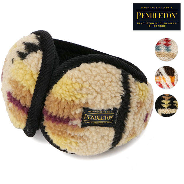 【在庫限り】ペンドルトン PENDLETON ボアイヤーマフ [PDT-000-233020 FW23] BOA EAR MUFF メンズ・レディース フリース耳当て フリーサイズ【ts】