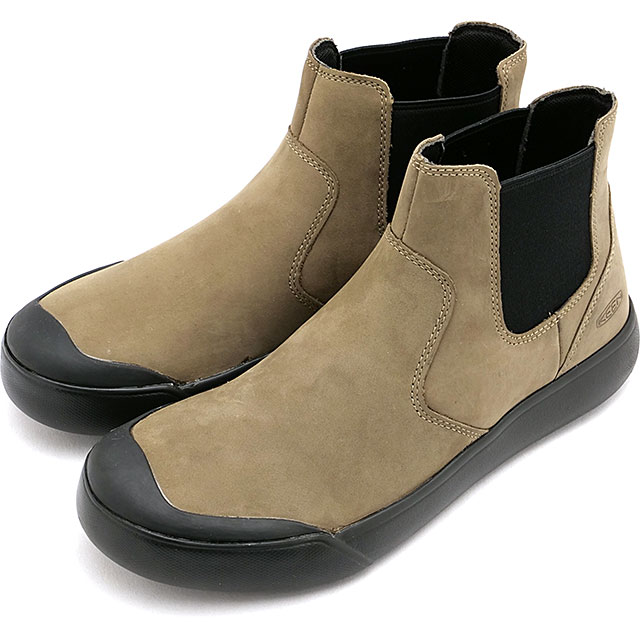 キーン ブーツ レディース 【40％OFF／ラスト1足】キーン KEEN レディース エレナ チェルシー [1027705 FW23] W ELENA CHELSEA サイドゴアブーツ Plaza Taupe/Black【e】【ts】