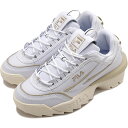 【30％OFF／ラスト1足25.0cm】フィラ FILA レディース スニーカー ディスラプター2 EXP [5XM02296-186 FW23] DISRUPTOR II EXP 靴 シューズ White/Turtledove/Gardenia 白 ホワイト系【e】【ts】