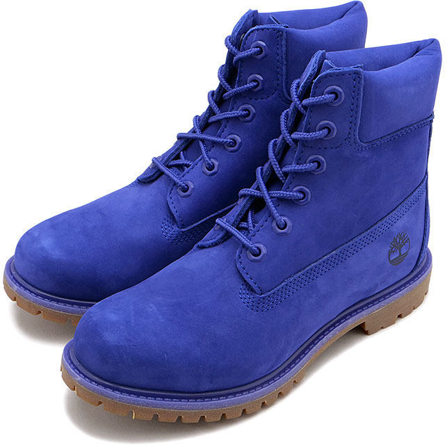 【30％OFF／SALE】ティンバーランド Timberland レディース 6インチプレミアムブーツ ウィメンズ [A2R51 FW23] 6in Premium Boot Womens 防水 ウォータープルーフレザー ヌバック ブルー【e】【ts】