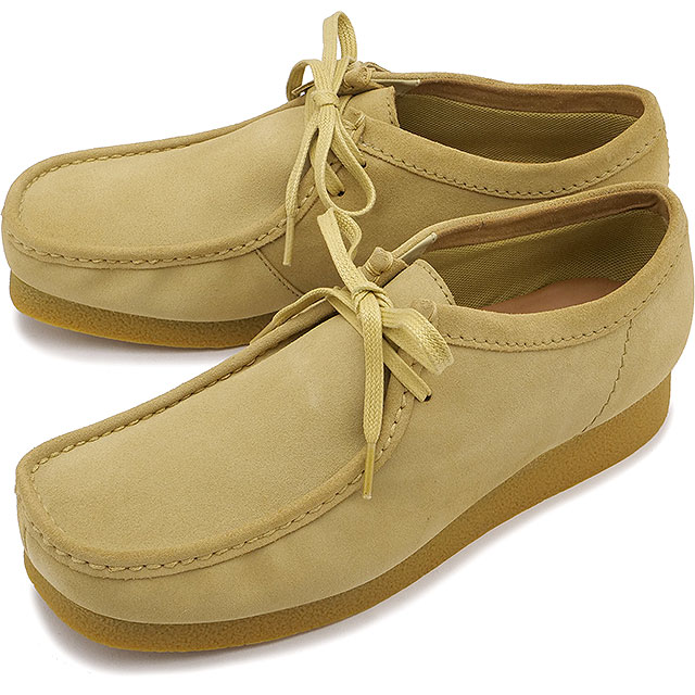 【20％OFF／SALE】クラークス Clarks メンズ スニーカー ワラビーエヴォ ウォータープルーフ [26172818/26177834] WallabeeEVO WP 靴 モカシン 防水 Maple-Suede【ts】【e】