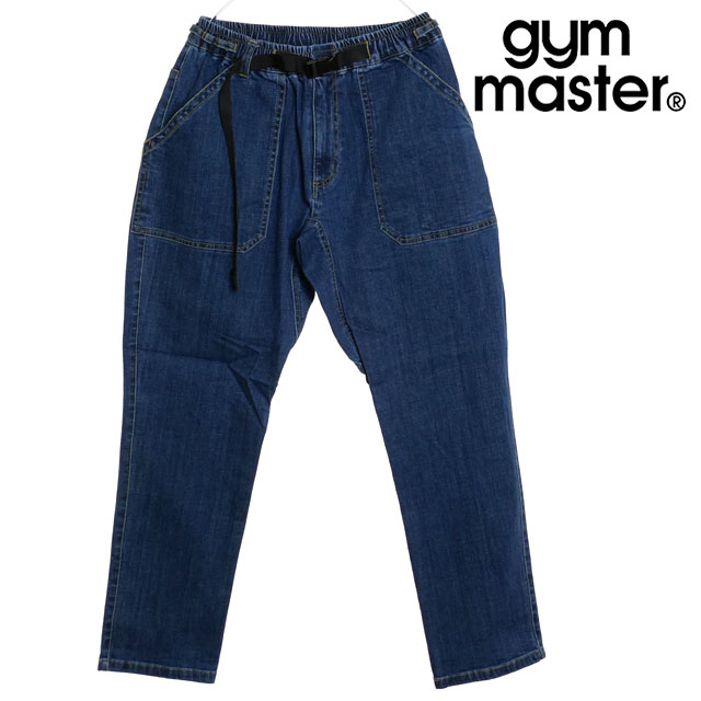 ジムマスター GYM MASTER メンズ 10oz ストレッチデニム ベーカーパンツ [G221719 FW23] ボトムス ロングパンツ Dブルー