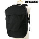 【5/5は楽天カードで13倍】インケース Incase リュック シティーコンパクトバックパック 137233053003 FW23 City Compact Backpack with 1680D メンズ レディース 鞄 デイパック 通勤通学 Black 黒 ブラック系