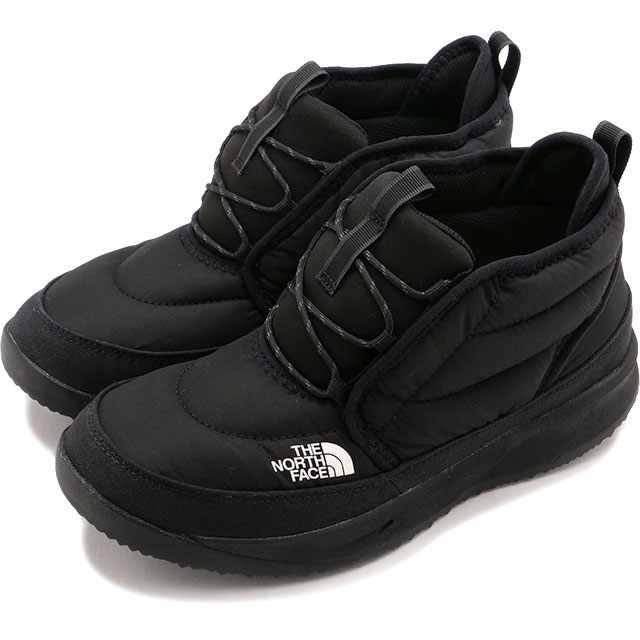 楽天mischiefザ・ノース・フェイス THE NORTH FACE レディース ヌプシチャッカウォータープルーフ [NFW52373-KK FW23] W Nuptse Chukka WP TNF アウトドア 靴 防水 スノーブーツ ウィンターブーツ TNFブラック/TNFブラック