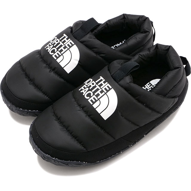 ザ・ノース・フェイス THE NORTH FACE レディース ヌプシダウンミュール  W Nuptse Down Mule TNF アウトドア 靴 キャンプモック 屋内外対応 TNFブラック/TNFホワイト