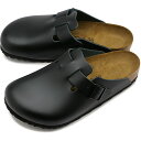 ビルケンシュトック BIRKENSTOCK ボストン ナチュラルレザー 60191/60193 FW23 Boston NL メンズ レディース 靴 クロッグ サンダル Black