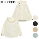 【30％OFF／ラスト1着】ミルクフェド MILKFED. レディース ロゴ マウンテンパーカー [103233021009 FW23] LOGO MOUNTAIN PARKA アウター マウンテンジャケット【e】【ts】