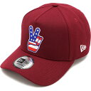 【コラボ】 ニューエラ NEWERA キャップ 13772616 FW23 9FORTY A-Frame ROUTE66 メンズ レディース 帽子 プラスチックストラップ サイズ調整可能 カーディナル