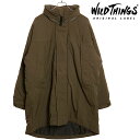 【20％OFF／ラスト1着】ワイルドシングス WILD THINGS メンズ ツールズ レベル8 モンスターパーカー WT23101SN FW23 W2LS LEVEL8 MONSTER PARKA アウター ナイロンジャケット 撥水 KHAKI【ts】【e】