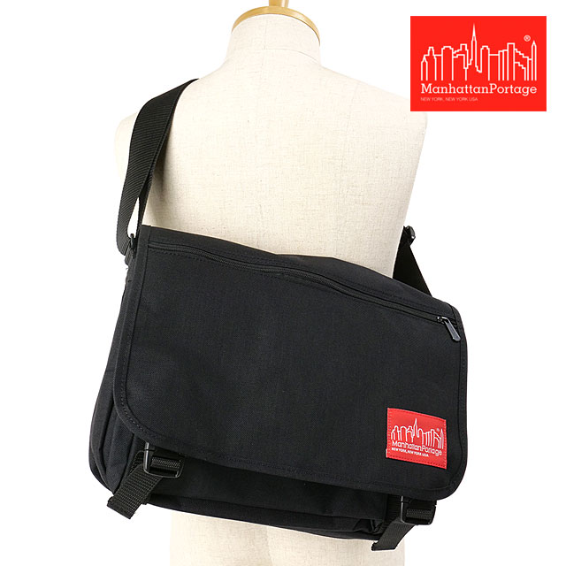 マンハッタンポーテージ Manhattan Portage ユーロパシンプリファイ ショルダーバッグ [MP1439S FW23] Europa Simplify Shoulder Bag メンズ・レディース 鞄 メッセンジャーバッグ 通勤 通学 Black