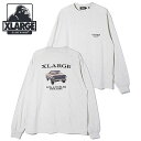 【30％OFF／SALE】エクストララージ XLARGE メンズ オールドピックアップトラック ロングスリーブポケットTシャツ 101234011002 HO23 OLD PICK UP TRUCK L/S POCKET TEE x-large エックスラージ トップス 長袖 カットソー OFF-WHITE【e】【ts】