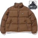 【20％OFF／SALE】 【ラスト1着】 エクストララージ XLARGE メンズ ダウンジャケット 101234021013 HO23 DOWN JACKET x-large エックスラージ アウター ダウン BROWN【e】