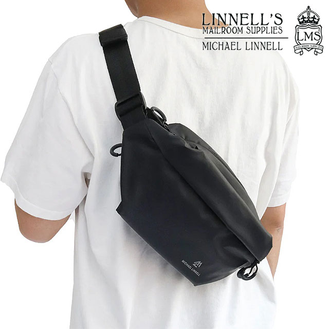 樂天商城 - 【最大100%ポイントバック】マイケルリンネル MICHAEL LINNELL スリングバッグ [MLAC-28 SS24] SLING BAG メンズ・レディース 鞄 ボディバッグ ウエストバッグ Black 正規取扱店