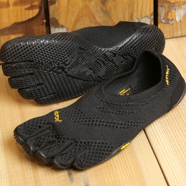 【4/15限定 最大P32倍】ビブラムファイブフィンガーズ Vibram FiveFingers 5本指シューズ [23W8601] EL-X KNIT レディース 靴 ベアフット ジム フィットネス トレーニング Black 正規取扱店 2